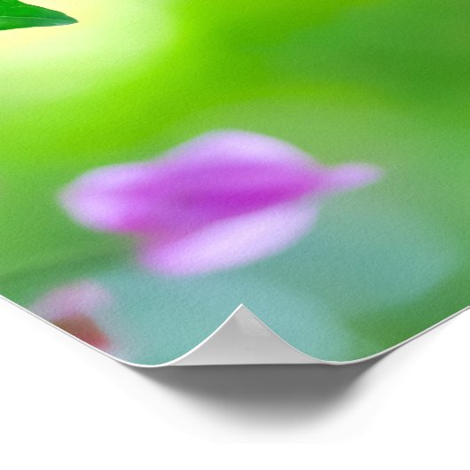 Flüstern des Morgenlichts Poster (Ecke)