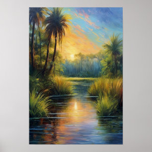 Flüstern des Muddy-Sumpfes Poster