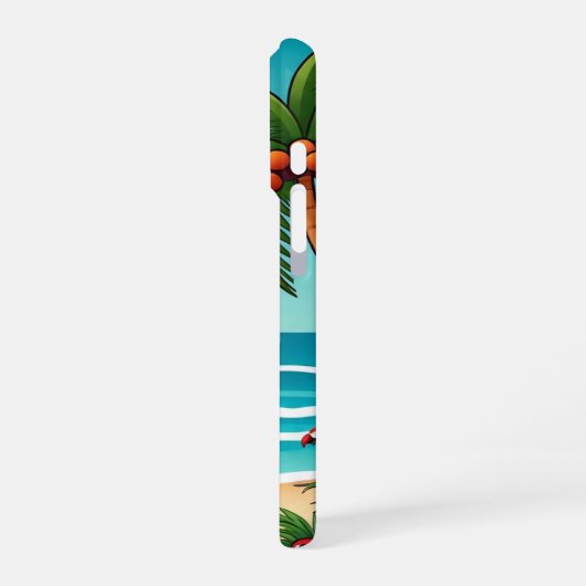 "Flüstern des Paradieses" iPhone Hülle (Linke Seite)