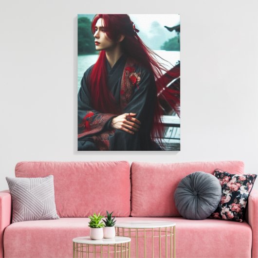 Flüstern des Roten Flusses Leinwanddruck (Insitu (Wohnzimmer))