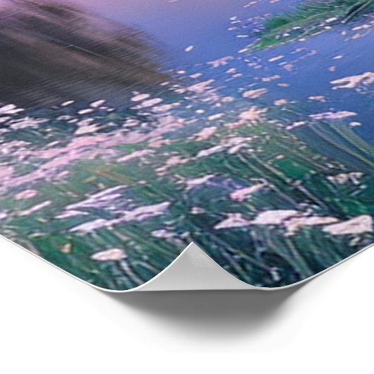 Flüstern des ruhigen Abends Poster (Ecke)