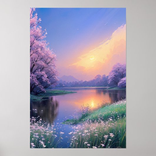 Flüstern des ruhigen Abends Poster (Vorne)