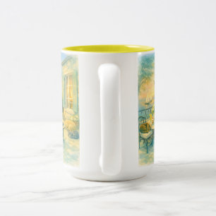 Flüstern des Salbei  Antikes Meerleben Zweifarbige Tasse