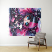 Flüstern des Schattenherzes Wandteppich (Beispiel (Horizontal))