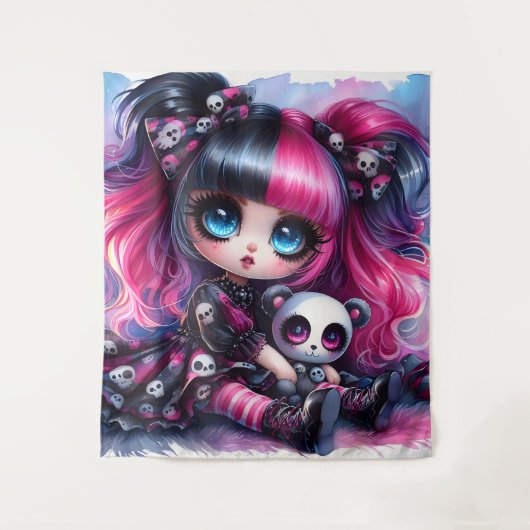 Flüstern des Schattenherzes Wandteppich (Vorderseite)