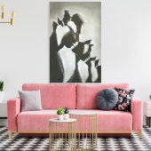 Flüstern des Schattens Leinwanddruck (Insitu (Wohnzimmer))