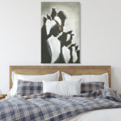 Flüstern des Schattens Leinwanddruck (Insitu (Schlafzimmer))
