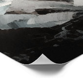 Flüstern des Wasserfall-Posters Poster (Ecke)