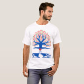 Flüstern des Wilden-Männer-Hemdes T-Shirt (Vorne ganz)