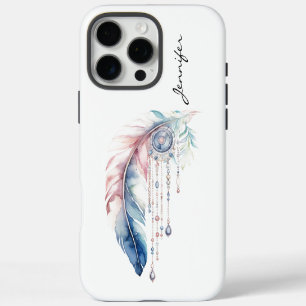 Flüstern des Windes Aquarell-Feder  iPhone 16 Pro Max Hülle