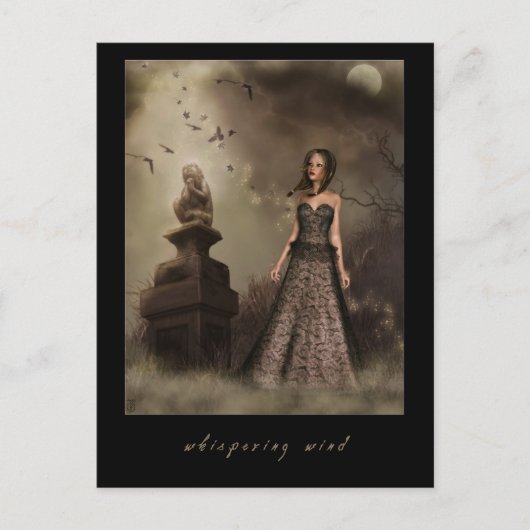 Flüstern des Winds Postkarte (Vorderseite)