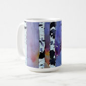 Flüstern des Winterwaldes Kaffeetasse (Vorderseite Links)