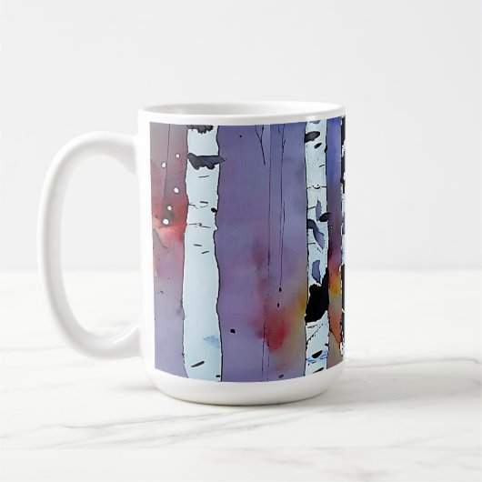 Flüstern des Winterwaldes Kaffeetasse (Links)