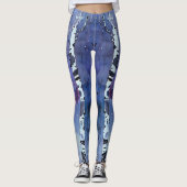 Flüstern des Winterwaldes Leggings (Vorderseite)