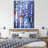 Flüstern des Winterwaldes Leinwanddruck (Insitu (Schlafzimmer))