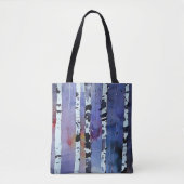 Flüstern des Winterwaldes Tasche (Vorderseite)