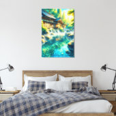 Flüstern des Zederbachs Leinwanddruck (Insitu (Schlafzimmer))