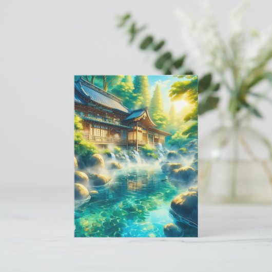 Flüstern des Zederbachs Postkarte (Stehend Vorderseite)