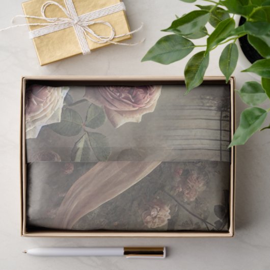 Flüstern durch die Rose Gate Seidenpapier (Geschenk)