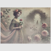 Flüstern durch die Rose Gate Seidenpapier (Vorderseite)