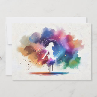 Flüstern einer Flachkarte aus Rainbow-Soul