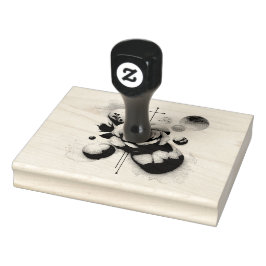 Flüstern einer Rose - Ein traumhaftes Wassersportz Gummistempel