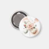 Flüstern einer Rose - Ein traumhaftes Wassersportz Magnet (Vorderseite/Rückseite)