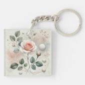 Flüstern einer Rose - Ein traumhaftes Wassersportz Schlüsselanhänger (Rückseite)