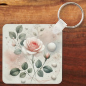 Flüstern einer Rose - Ein traumhaftes Wassersportz Schlüsselanhänger (Rückseite)