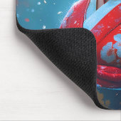 Flüstern einer scharlachroten Maiko Mousepad (Ecke)