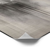 Flüstern einer vergessenen Ära Abstrakt Poster (Ecke)