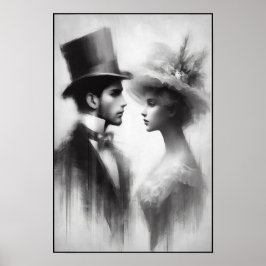 Flüstern einer vergessenen Ära Abstrakt Poster