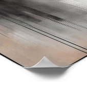 Flüstern einer vergessenen Ära Abstrakt Poster (Ecke)