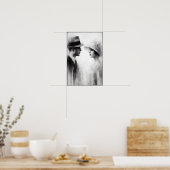 Flüstern einer vergessenen Ära Abstrakt Poster (Küche)