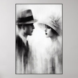 Flüstern einer vergessenen Ära Abstrakt Poster