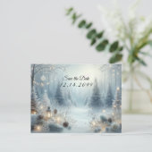 Flüstern einer Wintersonne Ankündigungspostkarte (Stehend Vorderseite)