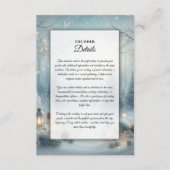 Flüstern einer Wintersonne Begleitkarte (Vorderseite)