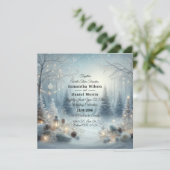 Flüstern einer Wintersonne Einladung (Stehend Vorderseite)