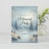 Flüstern einer Wintersonne Einladung (Stehend Vorderseite)