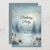 Flüstern einer Wintersonne Einladung (Vorne/Hinten)