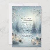 Flüstern einer Wintersonne Einladung (Vorderseite)