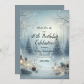 Flüstern einer Wintersonne Einladung (Vorne/Hinten)