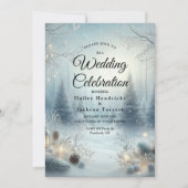 Flüstern einer Wintersonne Einladung (Vorderseite)