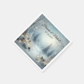 Flüstern einer Wintersonne Serviette (Ecke)