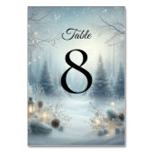 Flüstern einer Wintersonne Tischnummer (Vorderseite)