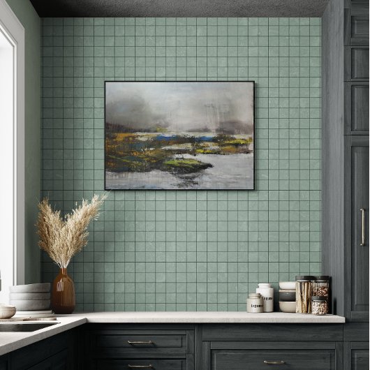 Flüstern eines Misty Brook Fotodruck