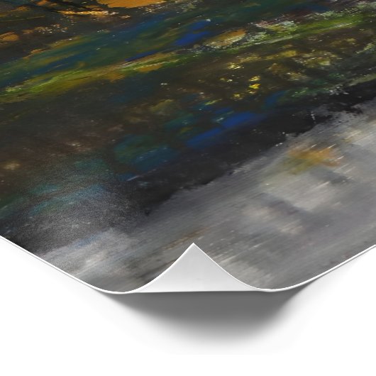 Flüstern eines Misty Brook Poster (Ecke)