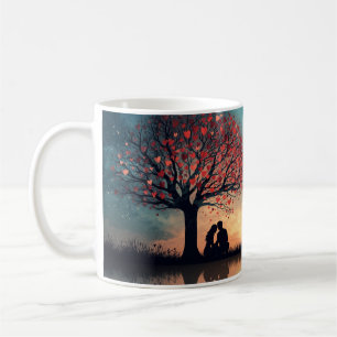🌙 Flüstern ewiger Liebe Kaffeetasse
