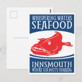 Flüstern Gewässer Meeresfrüchte Innsmouth Postkarte (Vorne/Hinten)