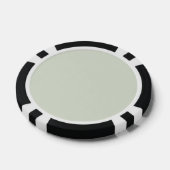 Flüstern Grün Einfarbig Pokerchips (Einzeln)